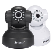 more images of Sricam SP005 CMOS H.264 Pan Tilt Two Way Audio Wireless Wifi Alarm Promotion Indoor IP Camera