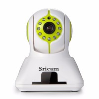 Sricam SP006 H.264 CMOS Two Way Audio Wireless Wifi Detector Linkage Alarm Pan Tilt Indoor IP Camera with IR-CUT tech