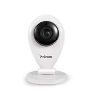 Sricam SP009 P2P H.264 Wireless Wifi Two Way Audio Baby Security Indoor IP Camera with 3.6mm Lens and SD Card Slot