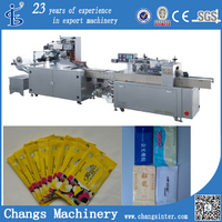 SJB-250A auto sachet facial wet wipes packaging machine manufacturers price