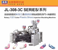Kingstone Rotary 3 Color Plastic Shoes Air Blowing Moulding Machine