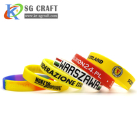 Factory Supply Rubber Wrist Band Men Bracelet Custom Silicon Wristband