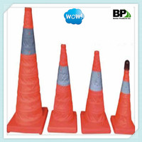 Reflective Collapsible LED Light Traffic Cone