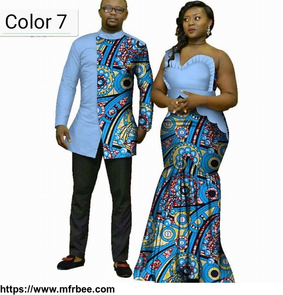 african_couple_cotton_clothing_african_ethnic_wax_printing_dress_and_men_s_shirt