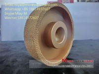 vacuum brazed diamond grinding wheel for cast iron and metal in foundry miya@moresuperhard.com
