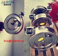 more images of Spring Loaded Stainless Steel Water Reels Retractable Thermal Hose Reel for Gantry Crane