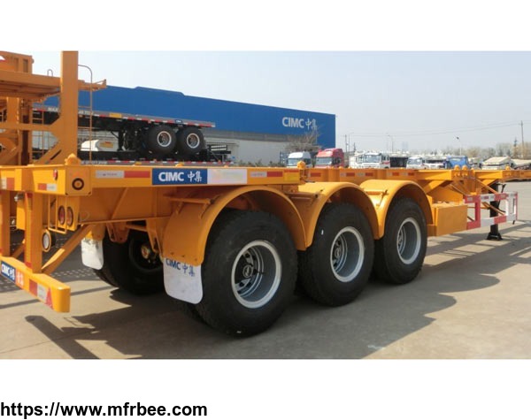 cimc_3_axles_skeleton_container_semi_trailer_40ft_container_trailers