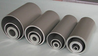 more images of aluminum round extruded tube with silver anodized finish