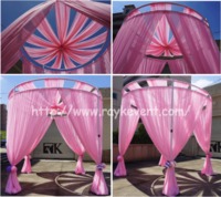 adjustable pipe and drape wedding backdrop for sale