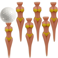 more images of Bikini Sexy Lady Girl Golf Tee, Ball Holder Model Tee, Plastic, 80mm