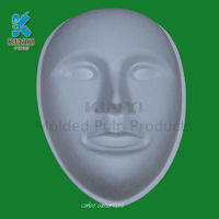 more images of Wholesale new style environmentally friendly bagasse pulp paper masks