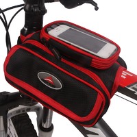more images of Bicycle Frame Pannier Bag and Front Tube Cell Phone Bag