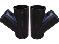 more images of ASTM A888 /CISPI301/ISO6594 hubless Cast iron soil Pipe Fittings