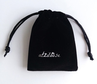 more images of Customized jewelry velvet pouches,large wholesale drawstring velvet bag