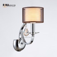 Factory Supplier Decoration Chrome Elegant hotel wall lamp Indoor lamp light made in china