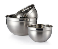 High Quanlity 18/8 Stainless Steel Mixing Measuring Bowl