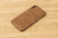 Best price leather mobile phone cases for iphone x with card holder