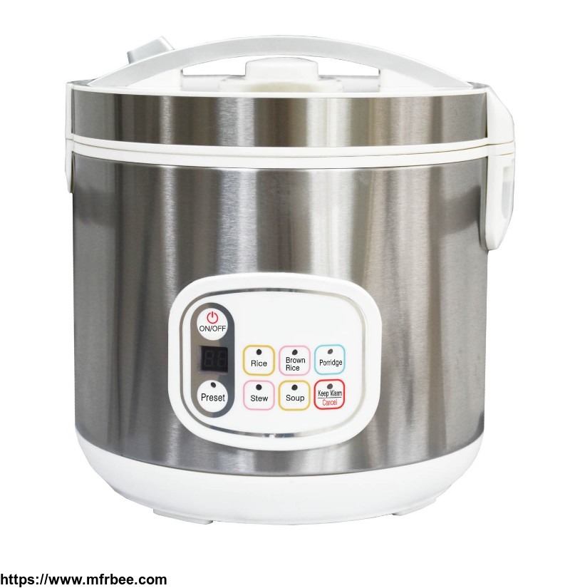 700w_4l_stainless_steel_non_stick_multifunction_smart_rice_cooker
