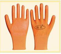 13gauge polyester 13G nitrile coated safety work glove