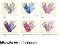 13gauge_colorful_polyester_liner_with_pu_coated_glove