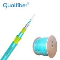 Double Sheath Spiral steel Simplex Fiber optic cable Indoor cable.