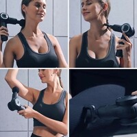 Portable Rotatable Massage Gun With Carrying Case