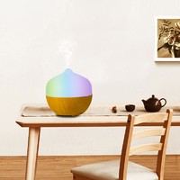 more images of 300ML Safty Protection Wooden LED Great Night Light Ultrasonic Aroma Diffuser
