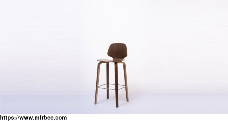 c23_73_bar_stool_modern_nordic_dining_stool_plywood_stool_bentwood_stool