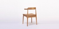 more images of C29 Dining Chair Modern Nordic Wooden Chair Horn Chair Solid Wood Chair