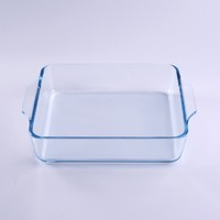 more images of Prexy square glass bakeware for food