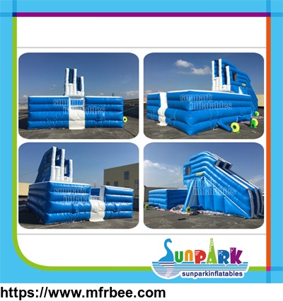 inflatable_freefall_stunt_jump_air_bag_with_safety_double_platform