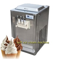 desk top 3nozzles ice cream machine with factory price