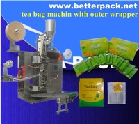 BT-18II Tea bag pack machine for tea bags with outer wrapper Private Label Tea and Herbal Tea Packaging