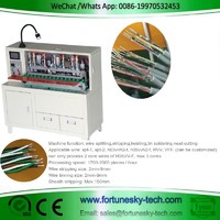 more images of Semi-Automatic H05VV-F Corewire Stripping Tinning Machine