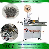 Fully Automatic Five Wires One-end Strip Crimp One-end Strip Twist Tinning Machine