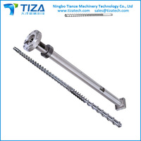 Hot sell screw and barrel from Ningbo Tizatech for plastic machine