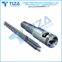 more images of Conical Twin screws and barrel for plastic making machine