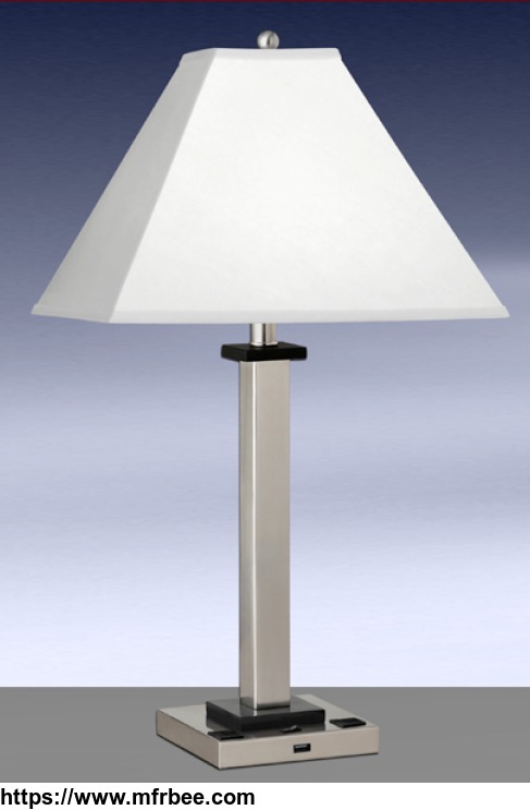 stainless_steel_table_lamp_w_electric_outlet_and_usb_port