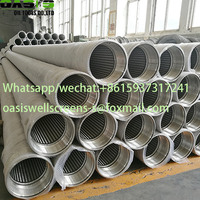 V- Wire Wrap Stainless Steel 316L Continuous Slot Water Well Screens Pipe