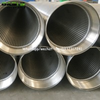 Stainless Steel 304L Reinforced Wire Wrapped Johnson Well Screens for Borehole Drilling
