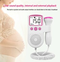 Medical Ultrasound Doppler Fetal Heartbeat Detector Doppler Fetal Monitor For Baby's Heart