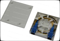 more images of Mini plastic 1/2 / 4 Core SC LC Ftth / Fttx Fiber Termination Box Wall Mount FTB-86