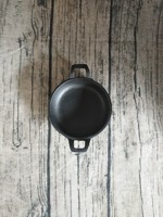 Pre-seasoned Mini Cast Iron Pot with Two Helpful Handle