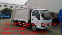 ISUZU 5cbm-8cbm garbage compactor truck for sale