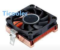 Custom fan+Copper heat sink CPU Cooler 1018