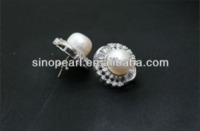 more images of pearl earrings for sale Traditional Pearl Earring