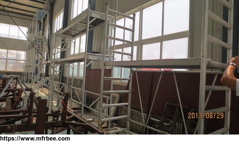 european_certification_aluminium_ladder_and_door_frame_scaffolding