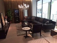 more images of Natuzzi same design furniture full real leather sofa solid hardwood sofa fabric three seat sofa