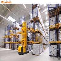 very narrow aisle for warehouse storage system