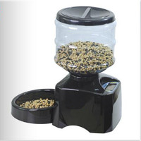 more images of big pet dog automatic feeder with LCD screen 8L large safe and clean dog feeding bowel
